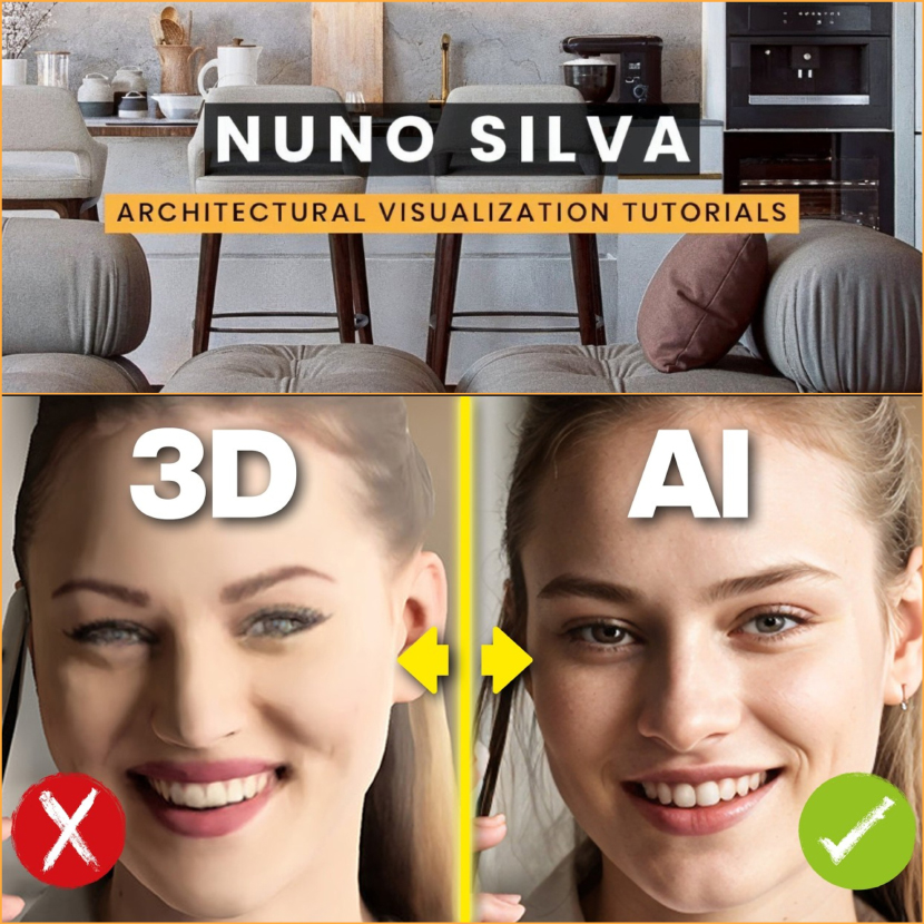 Nuno Silva - How To Improve Your 3D People With 5 AI Tools Nuno Silva - How To Improve Your 3D People With 5 AI Tools